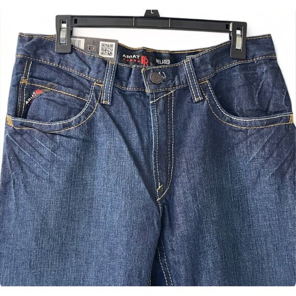 ARIAT Men's Flame Resistant M4 Low Rise Boot Cut Jean, Style 10012555, 32x34 New - Picture 4 of 15